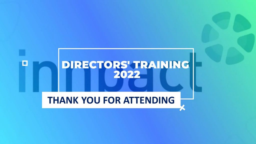 Innpact Directors Training 2022